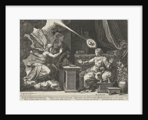 Annunciation by Pieter de Jode I