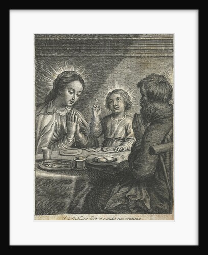 Holy Family praying before meals by Peter Paul Rubens