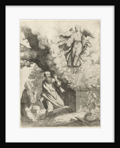 Manoach's sacrifice by Hendrick Hondius I