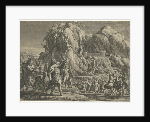 Alexander the Great takes the city of Petra by Cornelis Bloemaert II