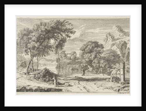 Ship with a few women by Albert Meyeringh