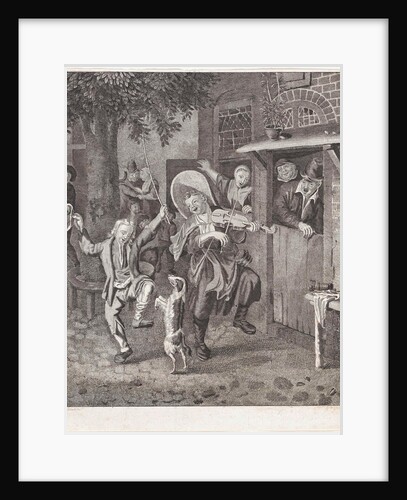 Street musicians by Anonymous