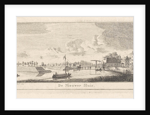 View of Nieuwersluis by Willem Writs