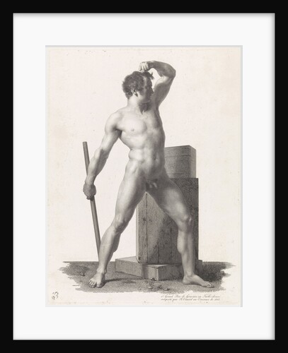 Standing male nude by Benoit Taurel