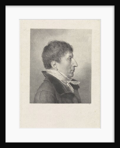 Portrait of an unknown man in profile to the right by Benoit Taurel