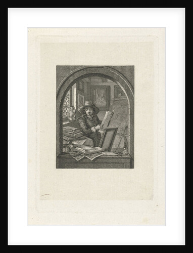 Painter in his studio by Elisabeth Barbara Schmetterling