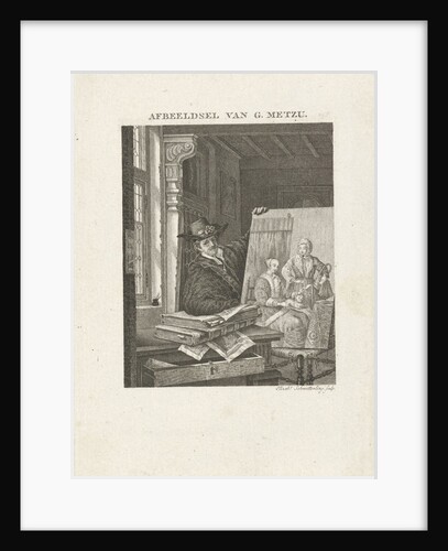 Portrait of Gabriel Metsu by Gabriël Metsu