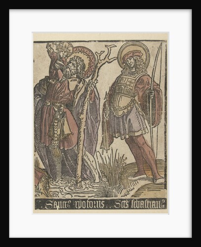 The Saints Christopher and Sebastian by Jacob Cornelisz van Oostsanen