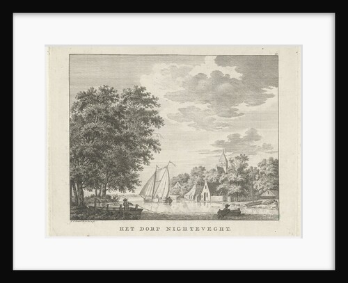 View of the village Nigtevecht by Jan Evert Grave