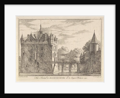 View of castle Doornenburg by A. de Haan