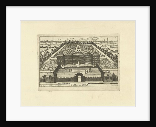 Huis ter Nieuwburg in Rijswijk by Carel Allard