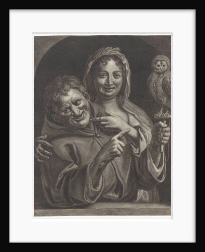 Man with owl in window by Jacob Jordaens I