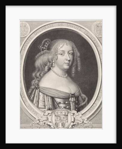 Portrait of Maria Johanna Baptiste, Duchess of Savoy by Pieter van Schuppen