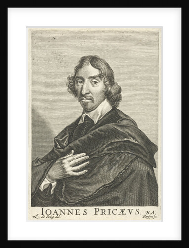 Portrait of Johannes Pricaeus by Reinier van Persijn