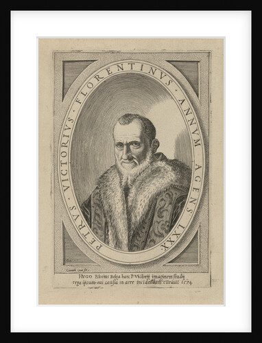 Portrait of Pietro Vettori by Hugo Blotius