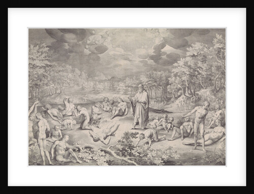 Vision of Ezekiel across the valley of bones by Nicolaes de Bruyn