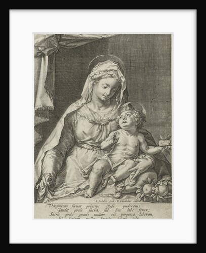 Mary with the Christ child by Raphael Sadeler I