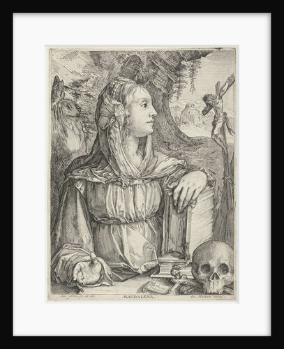 Penitent Mary Magdalene by Jacob Matham