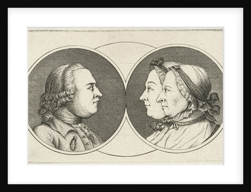 Portraits of Caspar Philips Jacobsz., His wife Margaretha Elisabeth Konsa Philips and their daughter Anna Elisabeth Philips by Anonymous