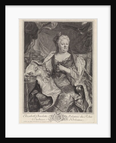 Portrait of Elizabeth Charlotte of the Palatinate, Duchess of Orleans by Louise Magdeleine Horthemels