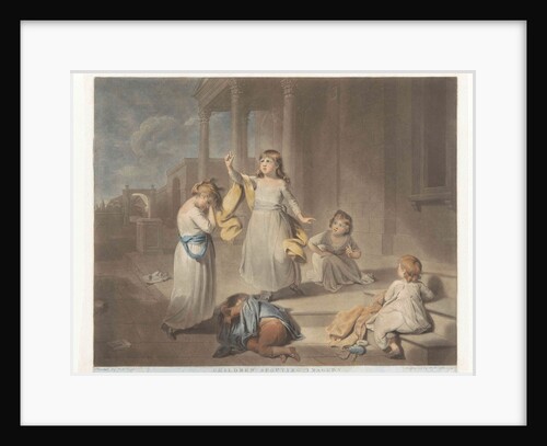 Children play a tragedy by John Raphael Smith