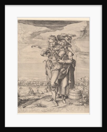 Archer and milkmaid by Nicolaes de Clerck