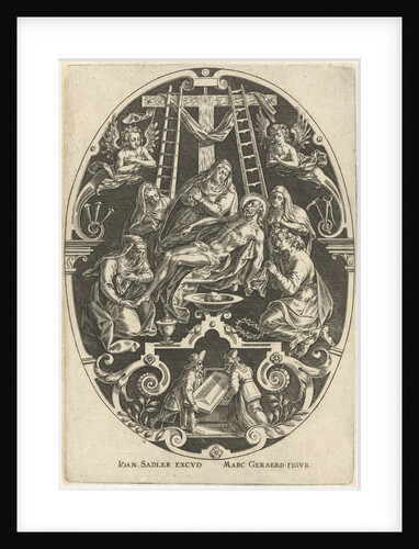 Lamentation of Christ by Johann Sadeler I