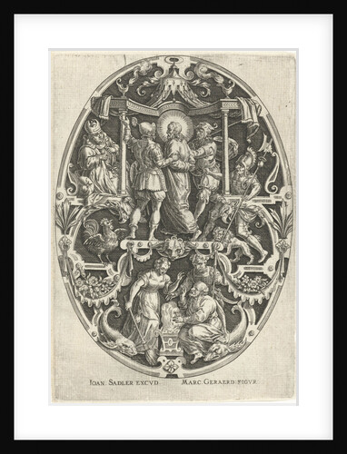 Christ before Caiaphas by Johann Sadeler I