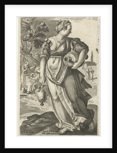 Samaritan woman by Cornelis Kiliaan