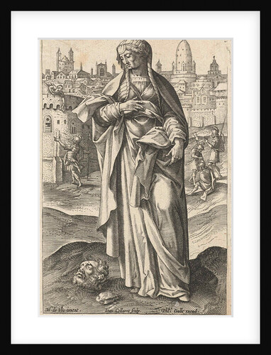 Wise woman of Abel Beth Maacah by Cornelis Kiliaan