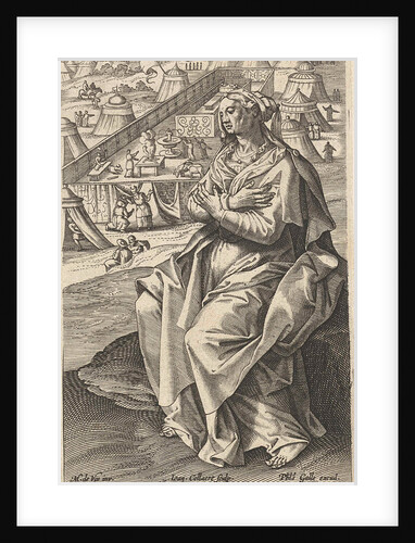 Hanna. Jan Collaert (II) by Cornelis Kiliaan