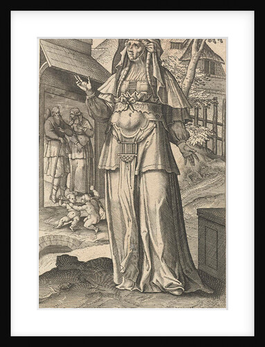 Sara by Cornelis Kiliaan