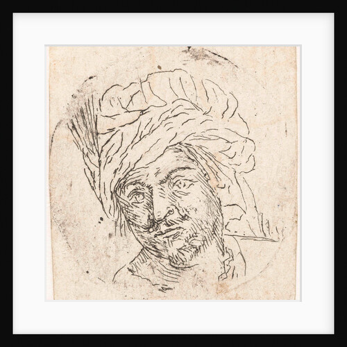 Mans Head with turban by Lodewijk XIV