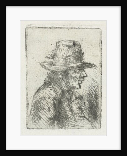 Man with hat by Jan Chalon