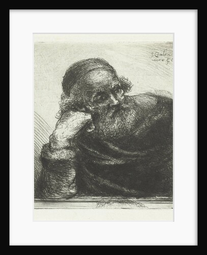 Old man by Jan Chalon