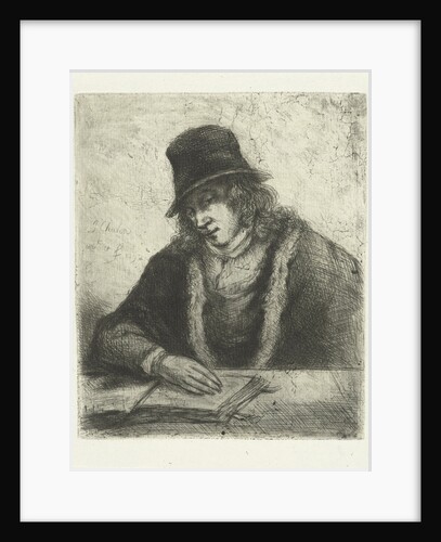 Man with hat by Jan Chalon