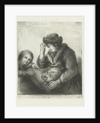 Mother with child by Jan Chalon