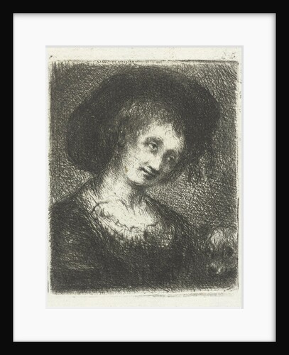 Woman with hat by Jan Chalon