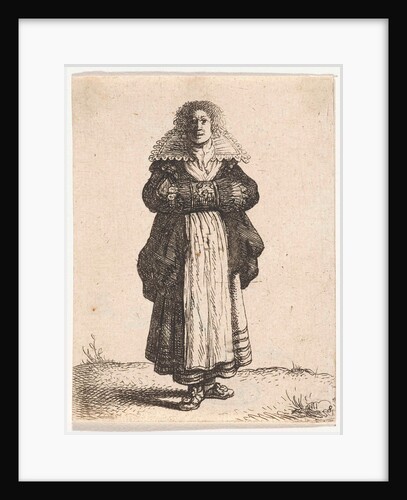 Woman with sleeve by Jan Gillisz. van Vliet