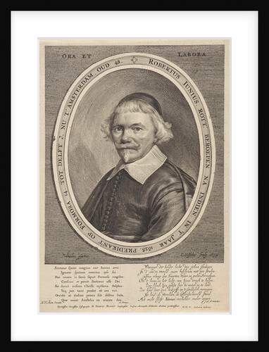 Portrait of Robert Junius by Arnoldus Montanus