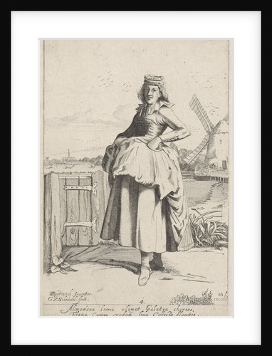 Girl from Alkmaar by Hendrick Hondius I