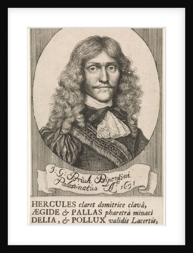 Portrait of Johann Georg Bruck, fencing master by Wallerant Vaillant