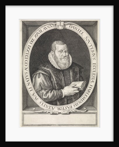 Portrait of Daniel Souterius by Jacob Matham