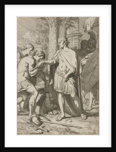 Warrior donates defeated warriors grace by Gerard de Lairesse