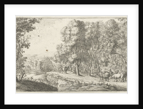 Path along the forest by Albert Flamen