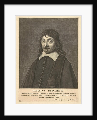 Portrait of René Descartes by Hugo Allard