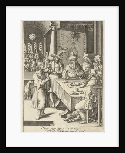 Joseph interprets the dreams of Pharaoh by Lucas van Leyden