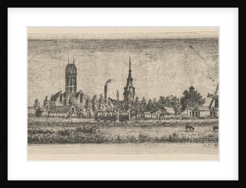 View Oudewater by Eberhard Cornelis Rahms