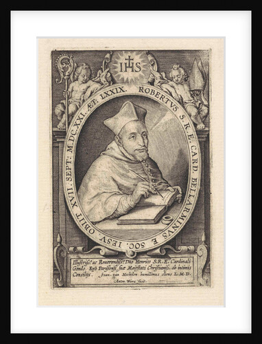 Portrait of Cardinal Robert Bellarmine, at the age of 74 by Anonymous