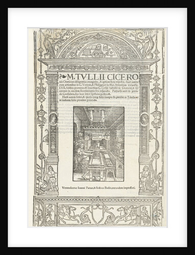 Title Journal of Cicero's Orationes by Jehan Petit